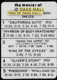 Movies at Twelve Oaks - Jan 13 1979 (newer photo)